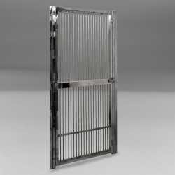 Puerta para jaulas de acero inox