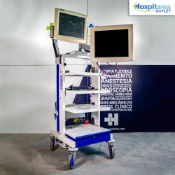 Torre de endoscopia Storz + 2 monitores