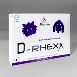 D-RhexX Viscoelástico cohesivo, 2% hialuronato de sodio