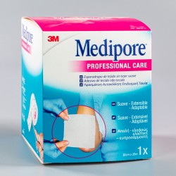 Medipore liner - esparadrapo de tejido sin tejer con papel protector