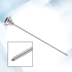 Miniobturador/trocar ArthFlow®, para vaina quirúrgica de Ø 3,2 mm, Romo, código de color negro....