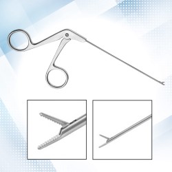 Pinzas de agarre mini Ø2mm, 100mm para pequeñas articulaciones y cirugía pediátrica. Artroscopia....